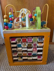 Battat Zany Zoo Wooden Activity Cube Assortment