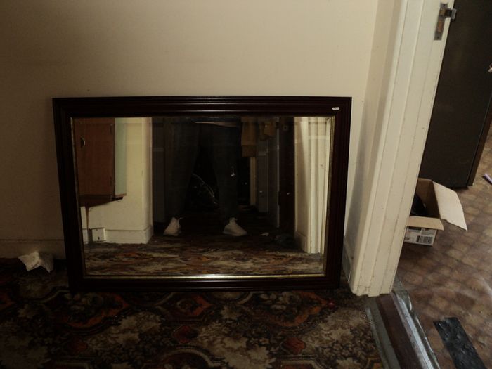 Large Mahogany  Wall Mirror