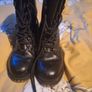 army militia skin rock goth boots biker Image 2