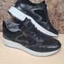 womens NERO GIARDINI platform trainers runners black leather Size UK 6 EU 39 shoes Image 2