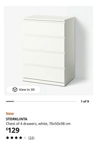 Chest of Drawers x 2