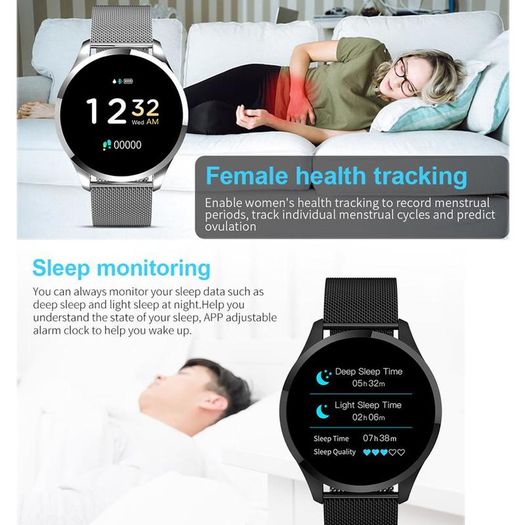 Smart Watch Bracelet Heart Rate Blood Pressure Monitor Fitness Tracker Bluetooth