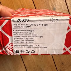 bmw propshaft bearing
