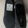 Black sparkle two toned high heeled shoes Image 4