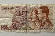 Belgium 50 Francs 1966 Banknote