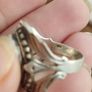 Vintage Yin-Yang Ring in Sterling Silver. Image 5