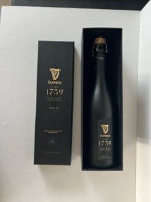 Guinness amber ale bottle & box (empty) limited edition