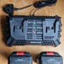 Parkside smart batteries plus dual charger Image 2