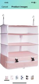 Hanging Packing Cubes - Pink