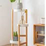 BRAND NEW Solid Wood Bedroom Garden Flower Pot Rack Indoor Balcony Living Room Floor Type Plant Shelf Hotel Lobby Cafe Plant Stands Image 4