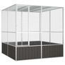 Bird Cage Anthracite 213.5x217.5x211.5 cm Galvanised Steel Image 3