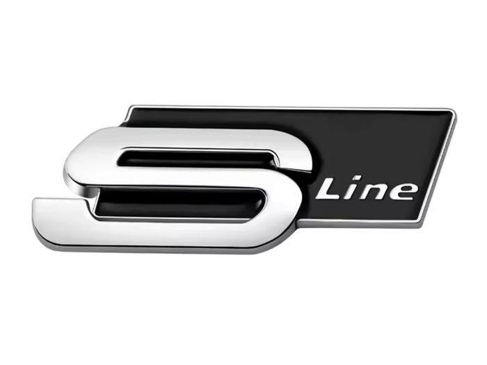 Audi S line rear boot badge emblem