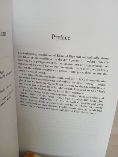 Edmund Rice 1762-1844 by Daire Keogh (Signed and Inscribed by the Author) (LP245)