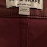 Burgundy faux leather pants Image 3