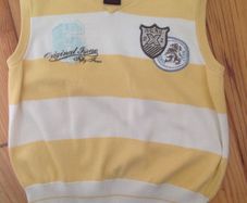 Age 2-3 NEXT Sleeveless Yellow Striped Top / Jumper