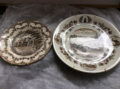 2 old plates