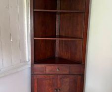 Pair of Laura Ashley Large Corner Book Shelves