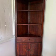 Pair of Laura Ashley Large Corner Book Shelves