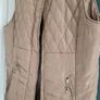 Gold tone light-weight padded gilet Sz L (Fit 12-14 UK) Image 2