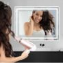 Bathroom Mirror with LED Lights, 500x700 MM Illuminated Bathroom Mirror Image 5