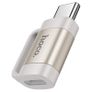 Hoco UA31E Mini Type-C Male to iP Female Adapter Grey Image 3