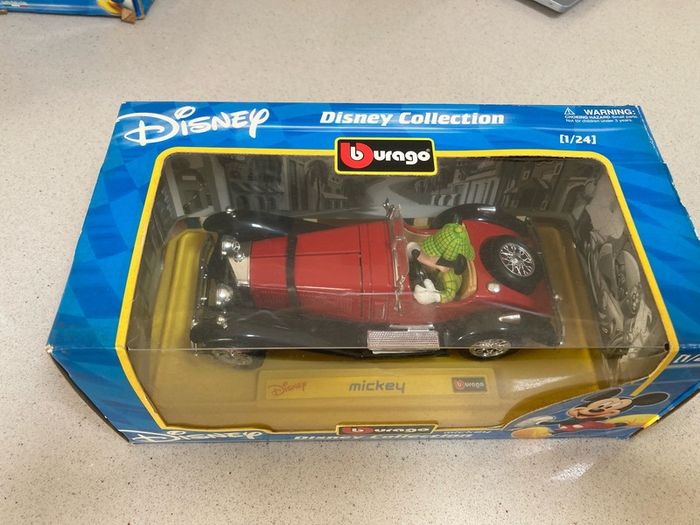 Disney Mickey Mouse Mercedes SSKL 1/24 Burago