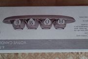 4 -piece votive candle set
