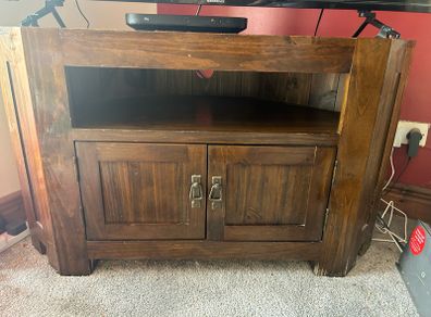 Matching tv corner unit and coffee table