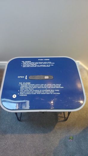 Ryanair Boeing 737 Forward Access Avionics Hatch Table Authentic Aircraft Panel