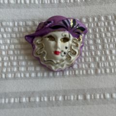 Venetian Mask Brooch