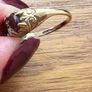 Vintage Ring - 9ct Gold Garnet & Opal stones - size K Image 6
