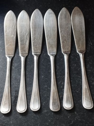 Vintage Sheffield Knives, Set of 6, EPNS A1.