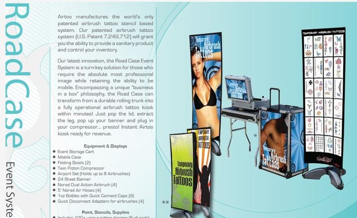 Mobile Temporary Airbrush Tattoo Business