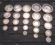 Vintage Avery Brass Scale Weights