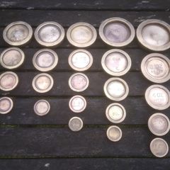 Vintage Avery Brass Scale Weights