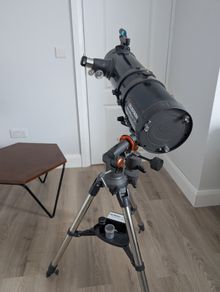 Celestron Astromaster 130 & Skywatcher eyepiece