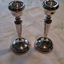 Sterling Silver Candlesticks(207g) Image 5