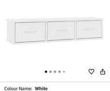 3 drawer floating shelf
