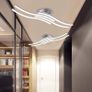 LED Ceiling Light, Elegant Curved Design Ceiling Lights, 4 Built-in LED Boards, 24W 2.000 Lumen, Neutral White Light 4000K, Modern Ceiling Fixture for Living Rooms Image 3