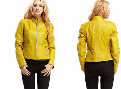 Women leather jacket new