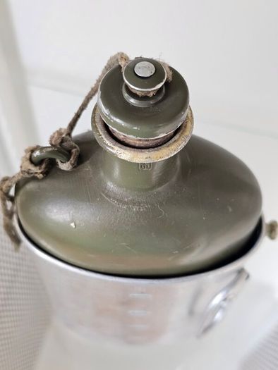 Vintage 1950s Swiss Army Military Issued Canteen set Collectable Militaria