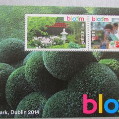 Ireland 2014 Bloom.Gardens.Miniature Sheet.MNH.