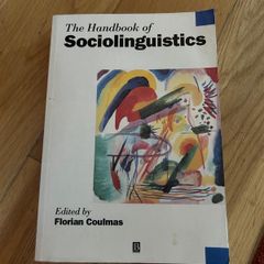 College Textbook - The Handbook of Sociolinguistics