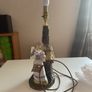 Lamp - Tengra, made in Spain. Girl feeding puppy. Image 3