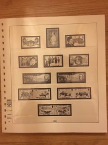 Lindner T Isle of Man Illustrated Album Pages 1985-1993. (33 Pages)