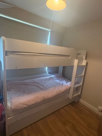 bunk beds with underbed