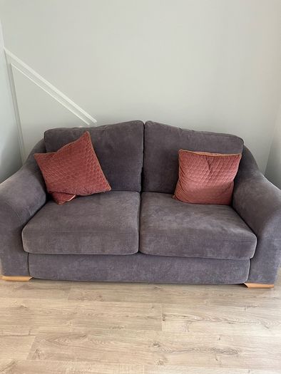 2 seater x 2 purple couches