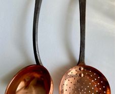 Copper ladle and skimmer
