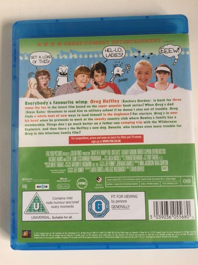 Diary Of A Wimpy Kid 3: Dog Days [2012] [Blu-ray Movie]