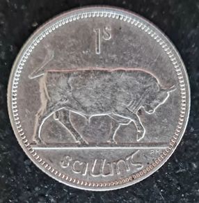 Ireland 1940 Silver Shilling Coin